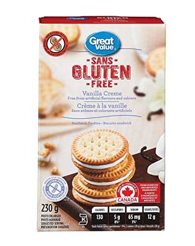 Gluten Free Canadian Cookies Variety (Pack Of 5) Oreo, Great Value Vanilla Sandwich, Chocolate Sandwich, Maple And Double Chocolate (Shipped From Canada) #TOP7