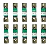 10-Pack New FLM-5 FLM 5A 250Vac Time Delay Fuse,FLM-5A Current Limiting Cartridge Fuses