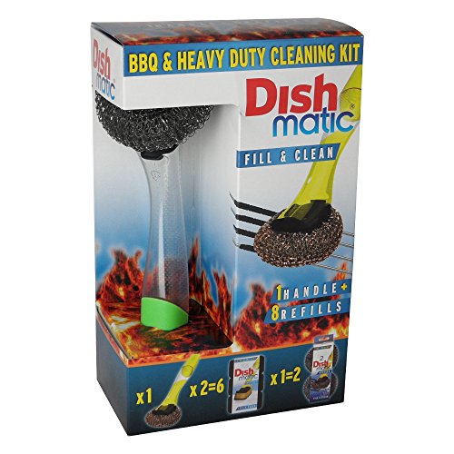 Ersatz Fill & Bürstenköpfe Dishmatic reinigen – BBQ Grill Reinigungs-Set