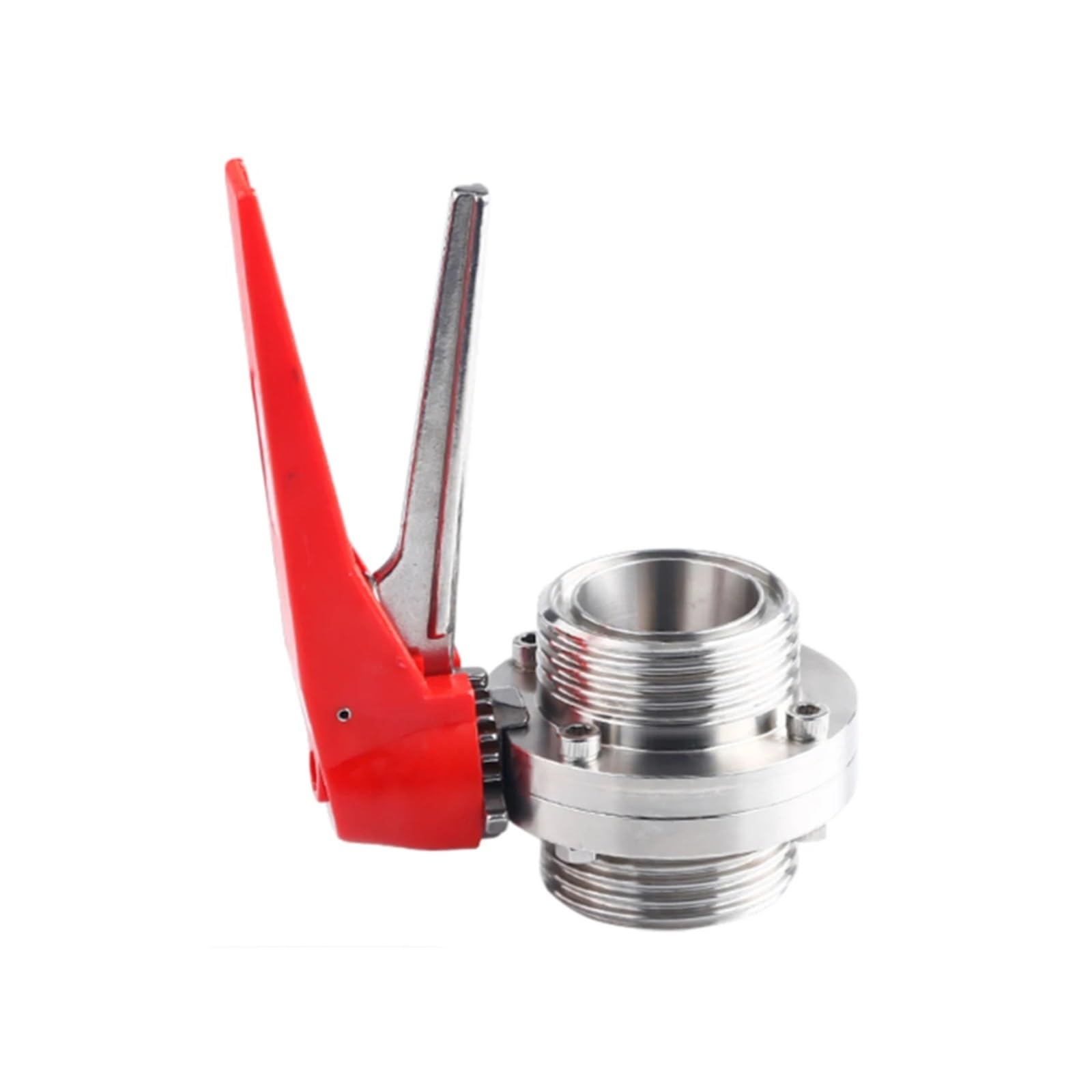 1" Stainless Steel 304 Thread 39.5MM Multi-Position Handle Butterfly Valve