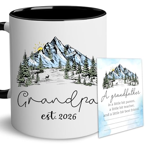 BSQUIELE Est 2026 Grandpa Mug