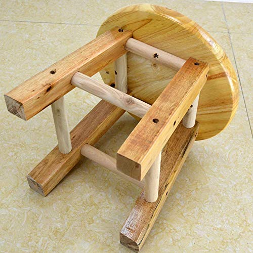 Tabouret de ménage en chêne pour changer de chaussures confortablement