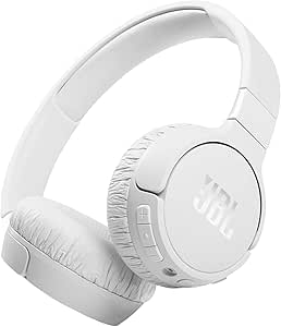 JBL Tune 660NC wireless with Active Noise Cancelling, up to 55 hours battery, microphone for call, foldable and comfortable, Android and iOs compatible (White) asin的图片