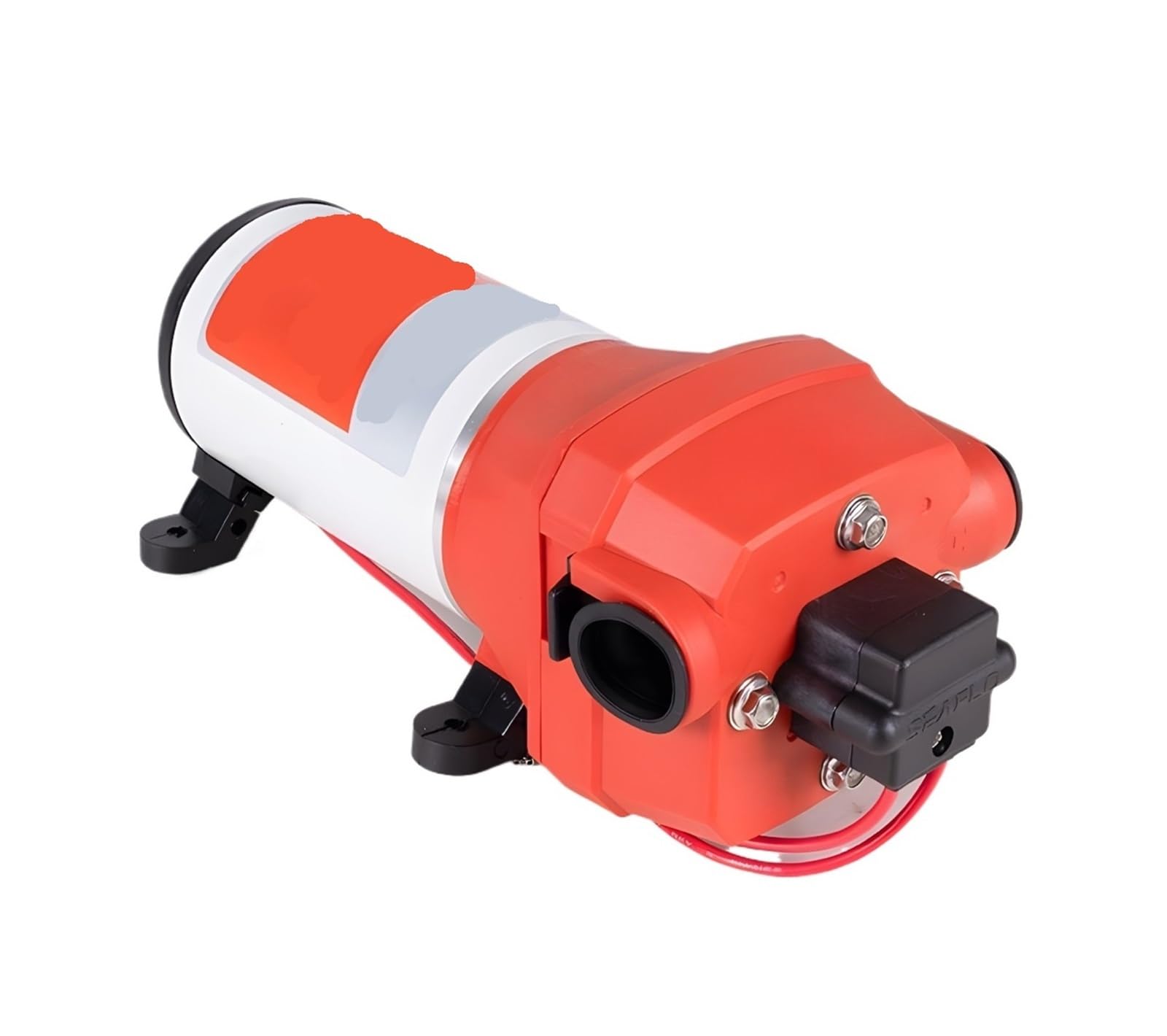 41 Series 12V 24V Water Diaphragm Pump, 3.3/4.5GPM 35/40PSI Self-Priming Pressure Pump with Auto Switch(DC24V,Long Style-A)