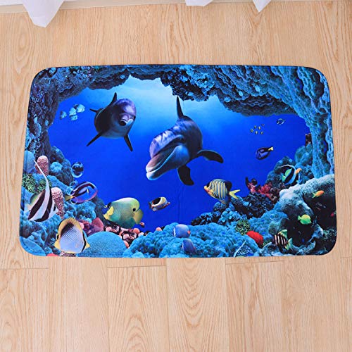 OUNONA 3-teiliges Badvorleger-Set, rutschfest, Badteppich, WC-Deckelbezug, weicher WC-Vorleger – Bild 5