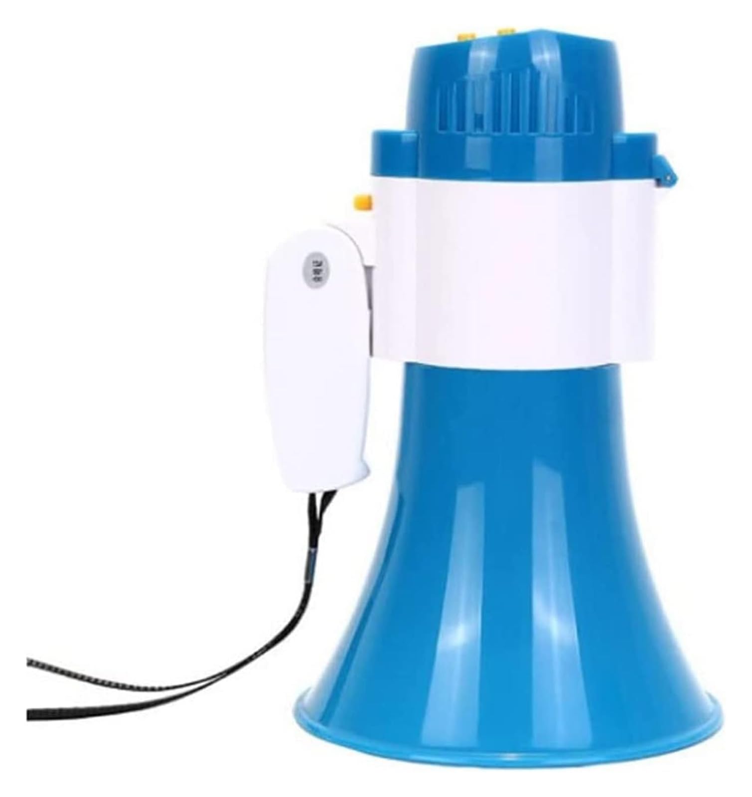 Microphone et Haut-Parleur, Corne de Brume, mégaphone, Haut-Parleur Portable Multifonction 15 W, mégaphone d'arbitre, mégaphone avec microph