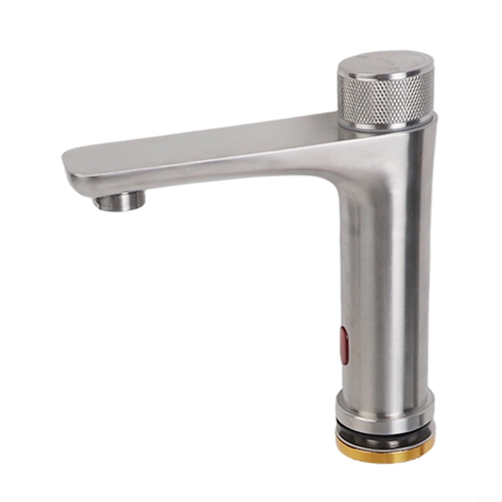 Robinet mitigeur à capteur infrarouge en acier inoxydable 304 pour salle de bain et cuisine 170 x 105 mm (argent)
