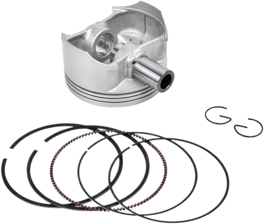 102mm Motorcycle Cylinder Head Overhaul Kit with Piston Rings and Gaskets Compatible with MUV700 SXS700M TRX680FA