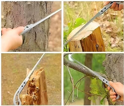 Image of Hand Saw For Wood cutting | Sharp Blade with Non Slip Handle saw | Small Cutting Tool For Hunting, Gardening, Cutting,Wood, And Pvc (Pack Of 1)