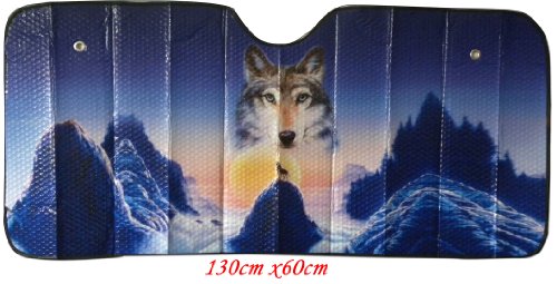 Designcovers Wolf sun shade. Keep your car cool with a Wolf sun shade