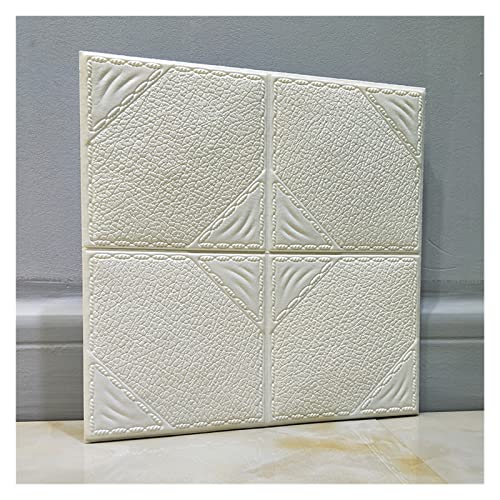 Papel Pintado Pared Laminas Decorativas Pared Adhesivo Pared Adhesivo A Prueba Humedad con Textura Tela Textura Tridimensional 3D A Prueba de Agua (Color : A, Size : 30x30cm(10 Pieces)) Cover