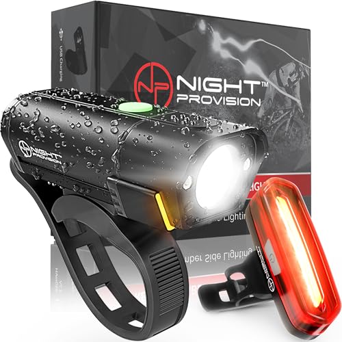 BX-Series USB-C Bike Light Set - Front and Rear LED, Rechargeable