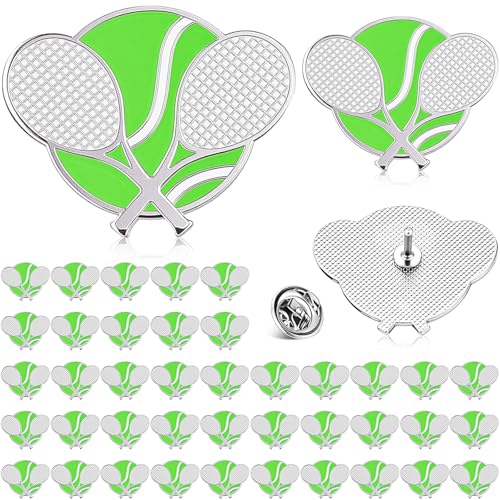 Image of Tondiamo Sports Ball Lapel Pin Bulk Baseball Football Softball Tennis Brooch for Team Training Backpack Hat Cloth Accessories