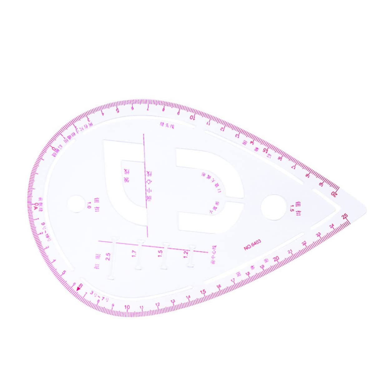 1set Pattern Rulers Sewing Set Tailor Rulers Scale Clothing for Dressmaker Cutting