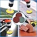 100pcs 3 Inch Sanding Discs Hook and Loop, Drill Sander Pads Attachment for Rotary Tools Accessories 1/4