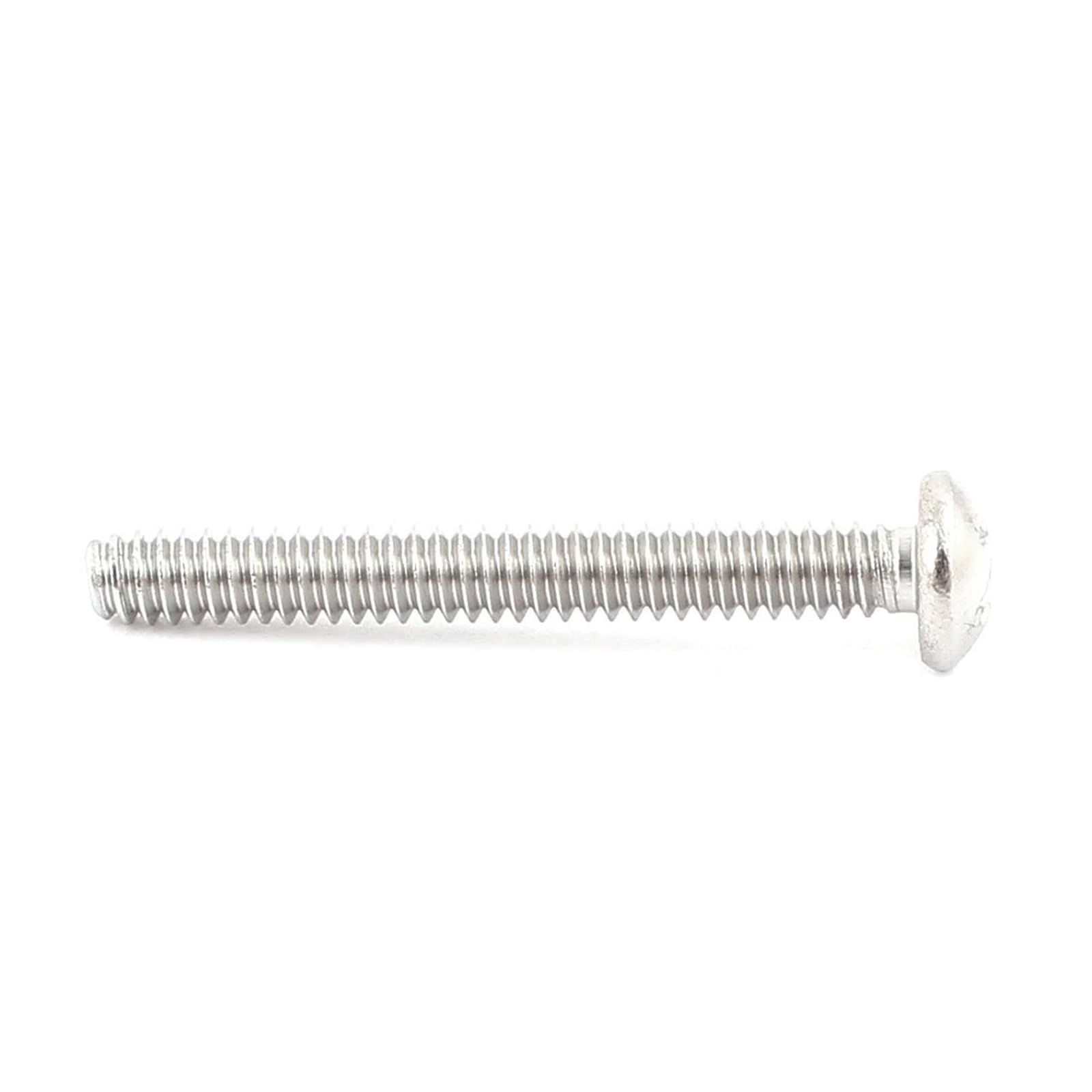 MACHSWON M3x28mm Round Head Cross Screw 304 Stainless Steel Phillips Head Bolts Machine Screws 50 Pcs - Image 3
