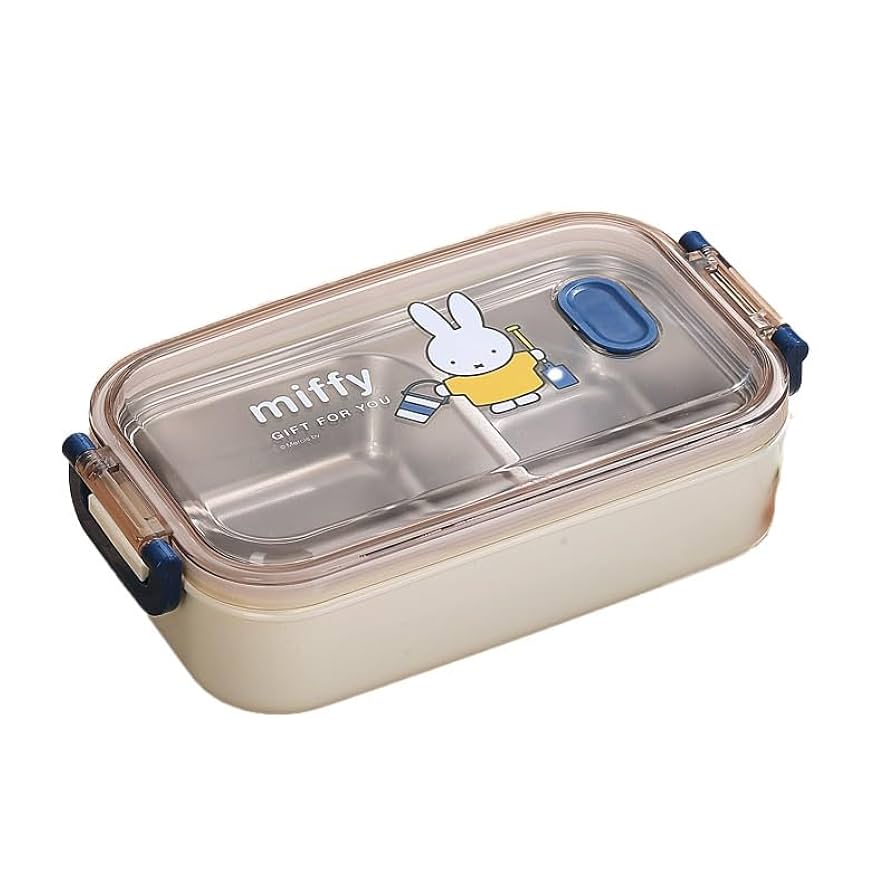 ミッフィー 弁当箱 2個セット Amazon｜クツワ ミッフィー 角型密封弁当箱 500ml Miffy キッズ