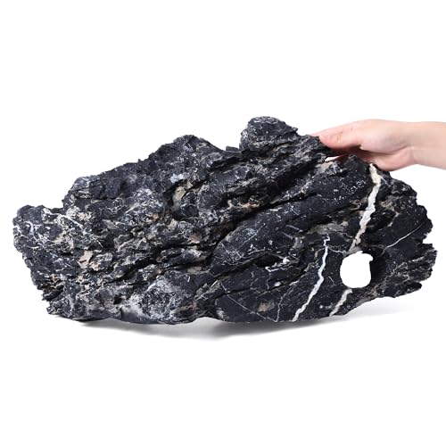 Image of 18-20 Inches Natural Seiryu Stone 1 PCS Ultra Large Aquarium Rocks for Aquascaping, Aquarium Landscaping, Terrariums, Fish Tank Decoration, Vivariums, Paludarium, Amphibian Enclosures