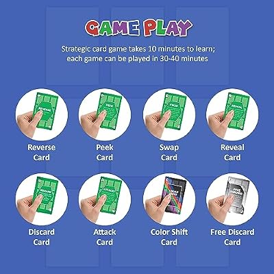 Card Game Family-Friendly Card Game Fun for Kids, Teens & Adults Ideal for 2-4 Players for Game Night, Family Night, Parties! (Base Game)......