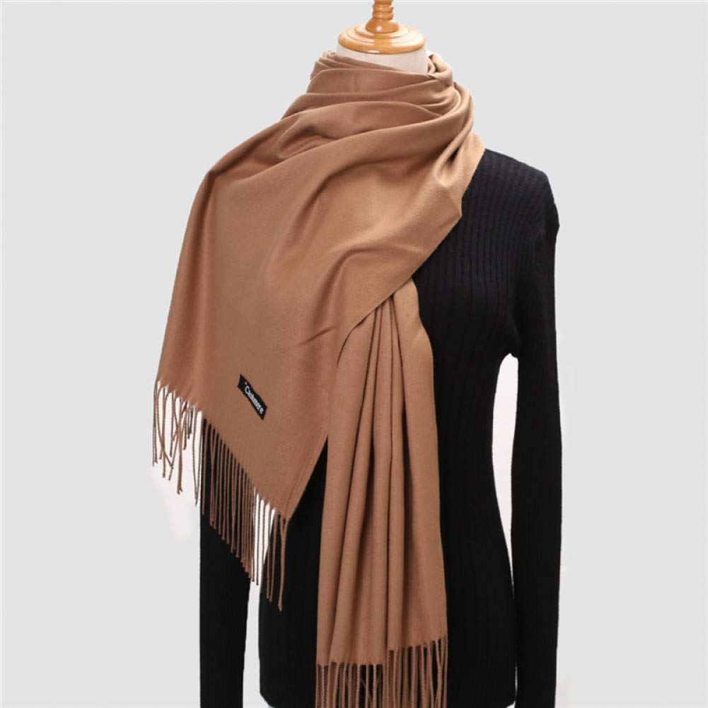 Écharpe femmes foulards avec gland automne hiver épais chaud