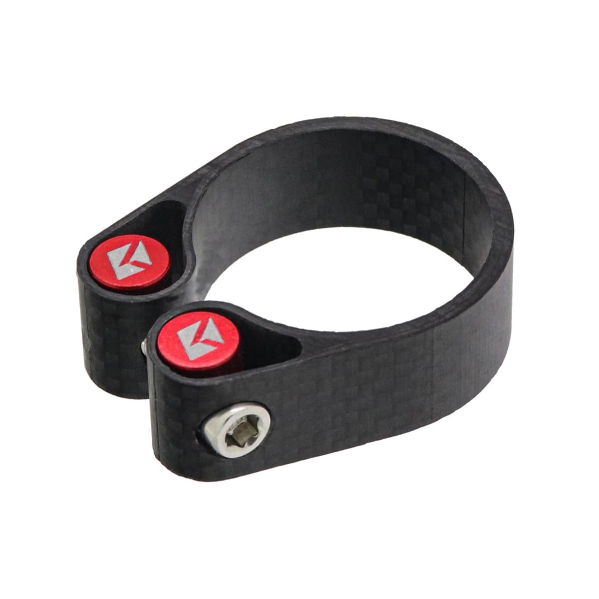 HOUSON T800 Carbon Fiber Bicycle Seatpost Clamp, 31.8mm, 34.9mm Seatpost Clamp for Bicycle Saddle (31.8mm)