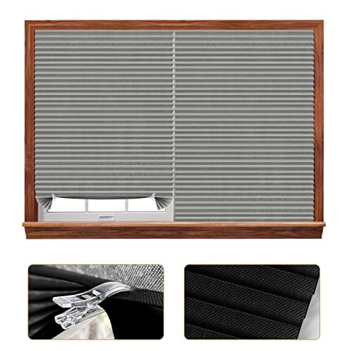 Store à coller filtrant la lumière sans perçage pour vitrage