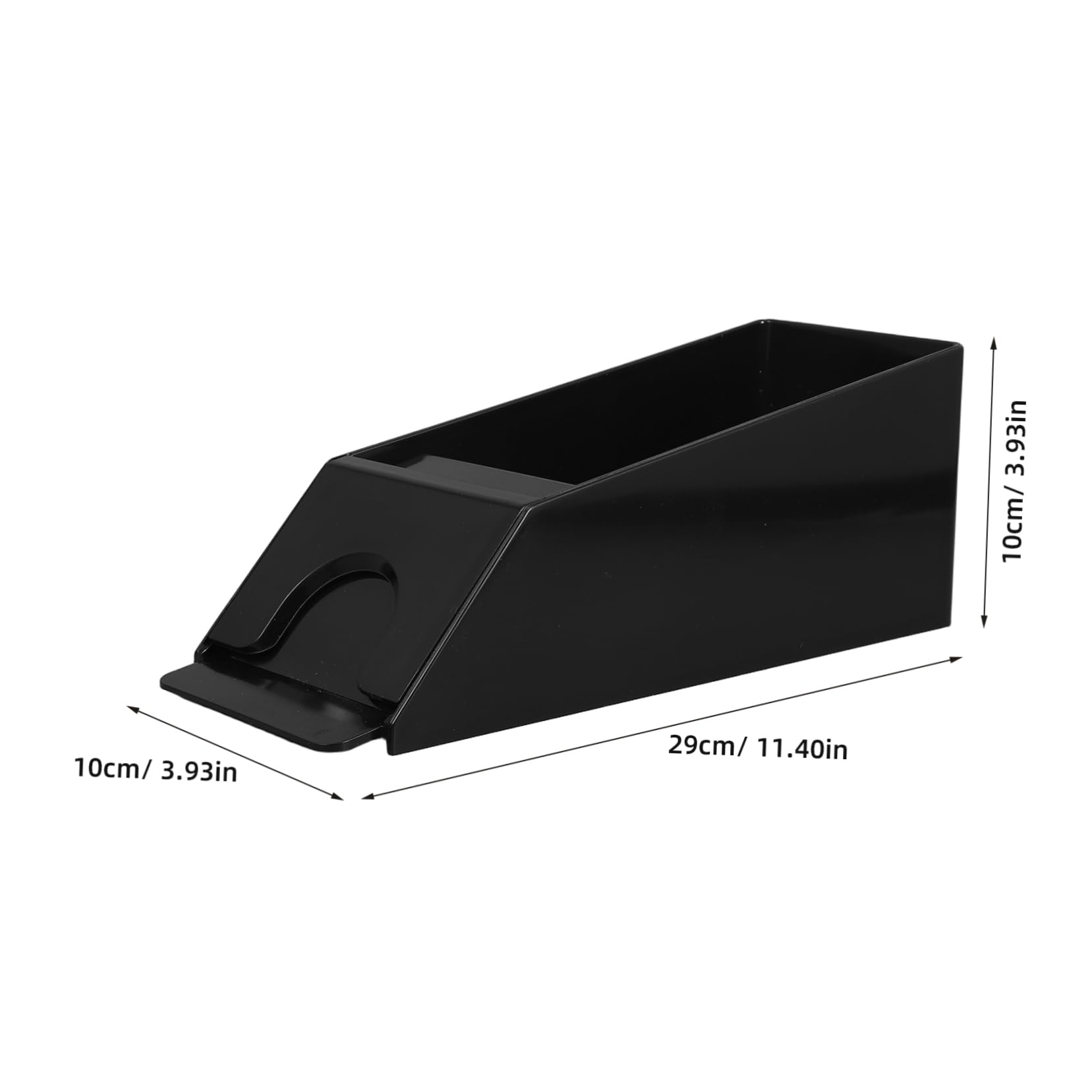 Alasum Distributore Carte in Acrilico Nero Resistente all Usura Bordi Arrotondati per Giochi da Tavolo e Famiglia, Riutilizzabile e Duraturo