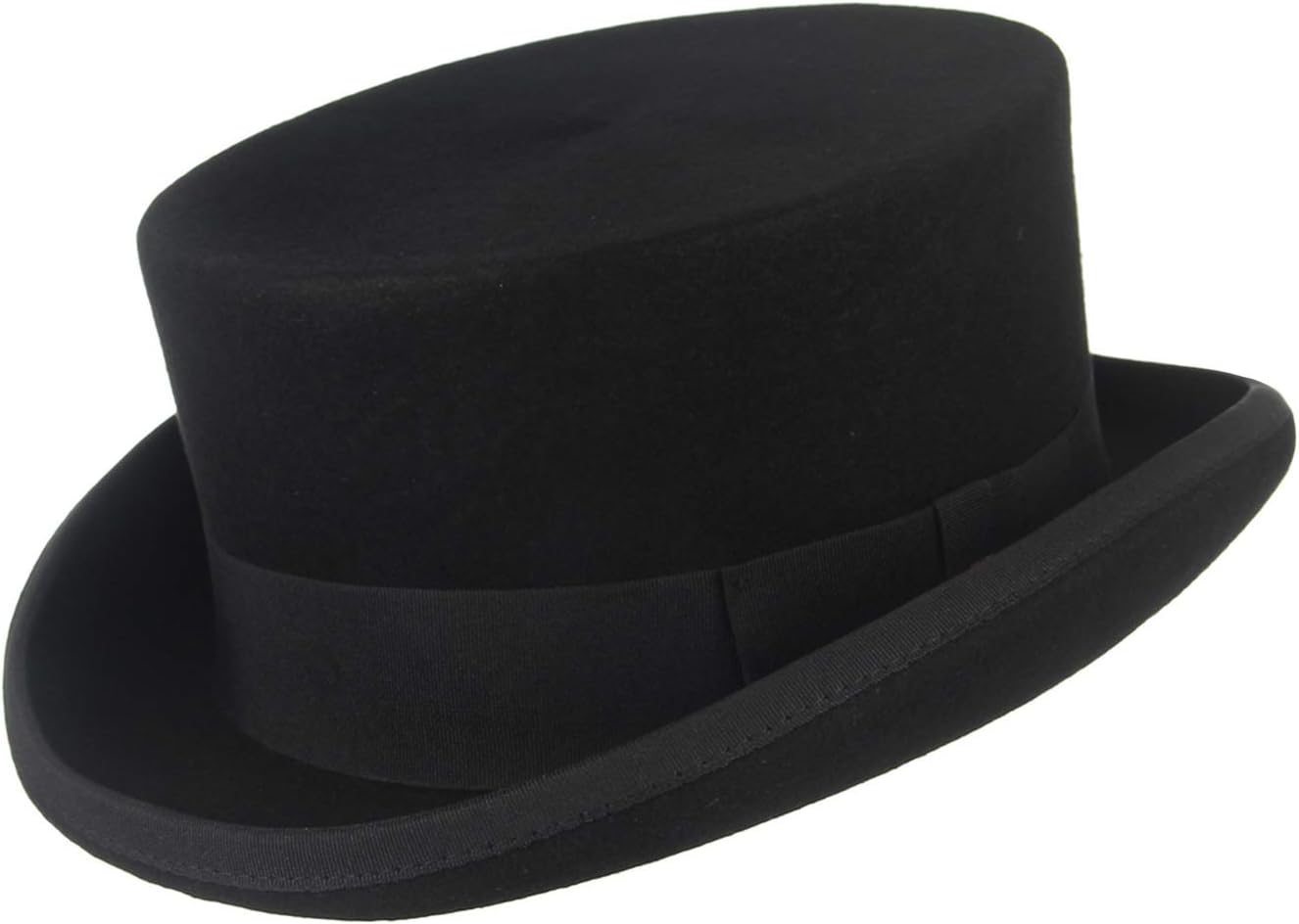 GEMVIE Mens 100% Wool Felt Top Hat Satin Lined Malaysia Ubuy