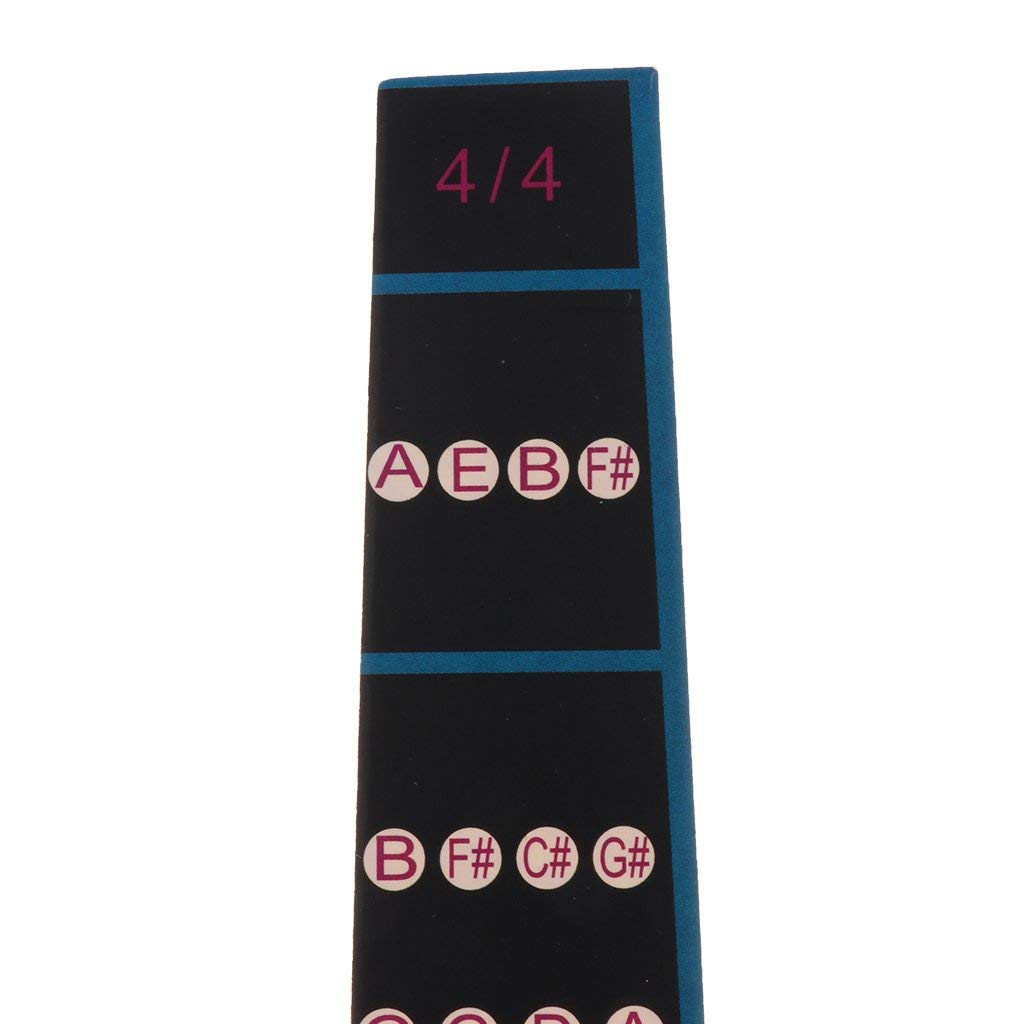 PAL MUSIC HOUSE Violin Fiddle Fingerboard Intonation Chart Stickers Fingering Labe, 4/4 Chart Sticker - Image 7 thumbnail