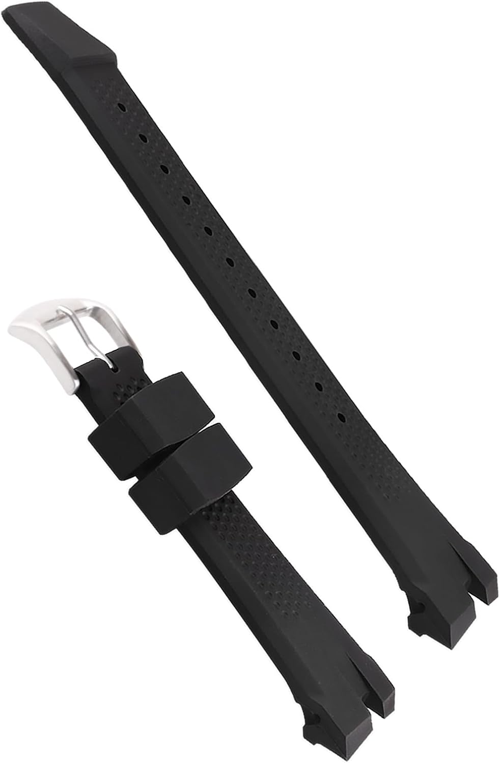 XIW Compatible for Citizen Ecosphere AW1475 AW1476 AW1477 AW1479 AW1505 16mm*24mm Rubber Watch Band Replacement for men Silicone Wirstband Strap women Bracelet