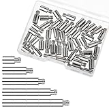 50 Pcs Photo Album Scrapbook Extension Posts, Silver Album Accessories Tool Extension Screws Post Replacement for Post-Bound Refillable Book Binding Supplies DIY Refill Pages (12 mm/ 0.47 Inch)