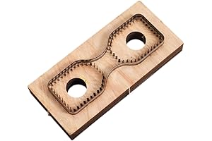 VILLCASE Leathercraft Wooden Cutting Mold DIY Punching Cutter