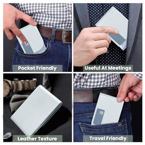 Image of Giftana Personalised Pen, Diary, Bottle 500ml, Card Holder, Keychain with Name, 5 in 1 Customized Name Birthday Gift Set for Doctors and Husband, Customised Corporate Gift for Employee - White