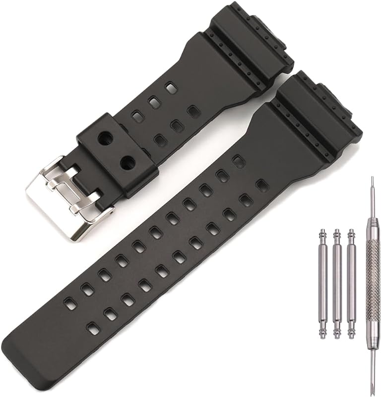 16mm Resin Strap Replacement for G-Shock ga110 ga100 ga120 gd100 g8900 Men's Rubber Watch Band