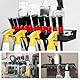 Dosenhalter, 2PCS Sprühflaschenhalter Wandregal Spraydosenhalter Wand Dosenhalter Aufbewahrungsregal Werkstatt Halterung Für Spraydosen Pinselloch 4 Schlitzen Sprühflaschenregal Für Garage Geschäft