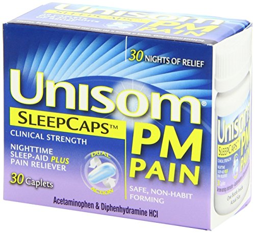 Unisom Sleepcaps Pm Pain 30 Cp Pack of 6