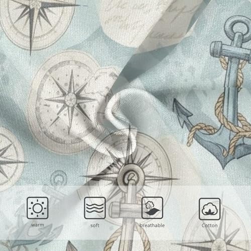 Vintage Anchors Toddler Girls Panties, Kids Underwear Girls, 2T–8 Years3