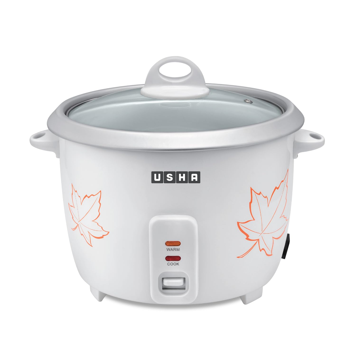 USHA RC28GS1 Steamer 1000 Watt Automatic Rice Cooker 2.8 Litres with Powerful Heating Element, Keep Rice Warm for 5 Hrs, Steamer, Trivet Plate & more accessories, 5 Yrs Warranty (White)-image-20