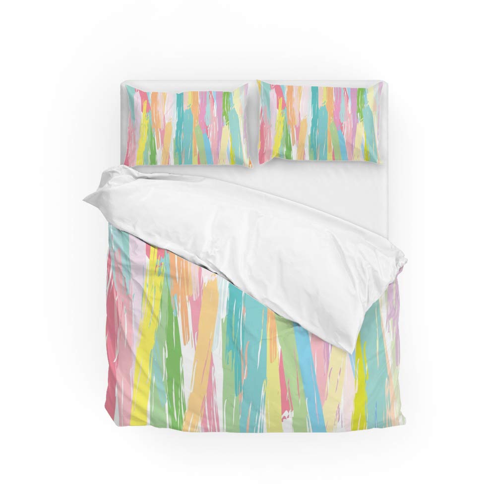 Housse de couette moderne style artistique pour une décoration de chambre épurée