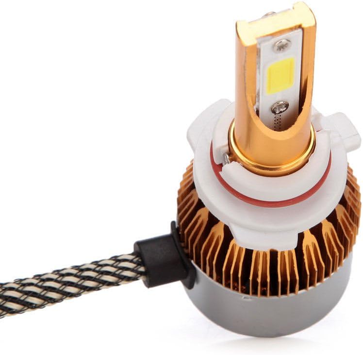 2017 Latest Design 9005 HB3 H10 9145 9140 LED Headlights 120W CAR Truck Headlamps Bulbs 12V 6000K Cool White – 2 Year Warranty
