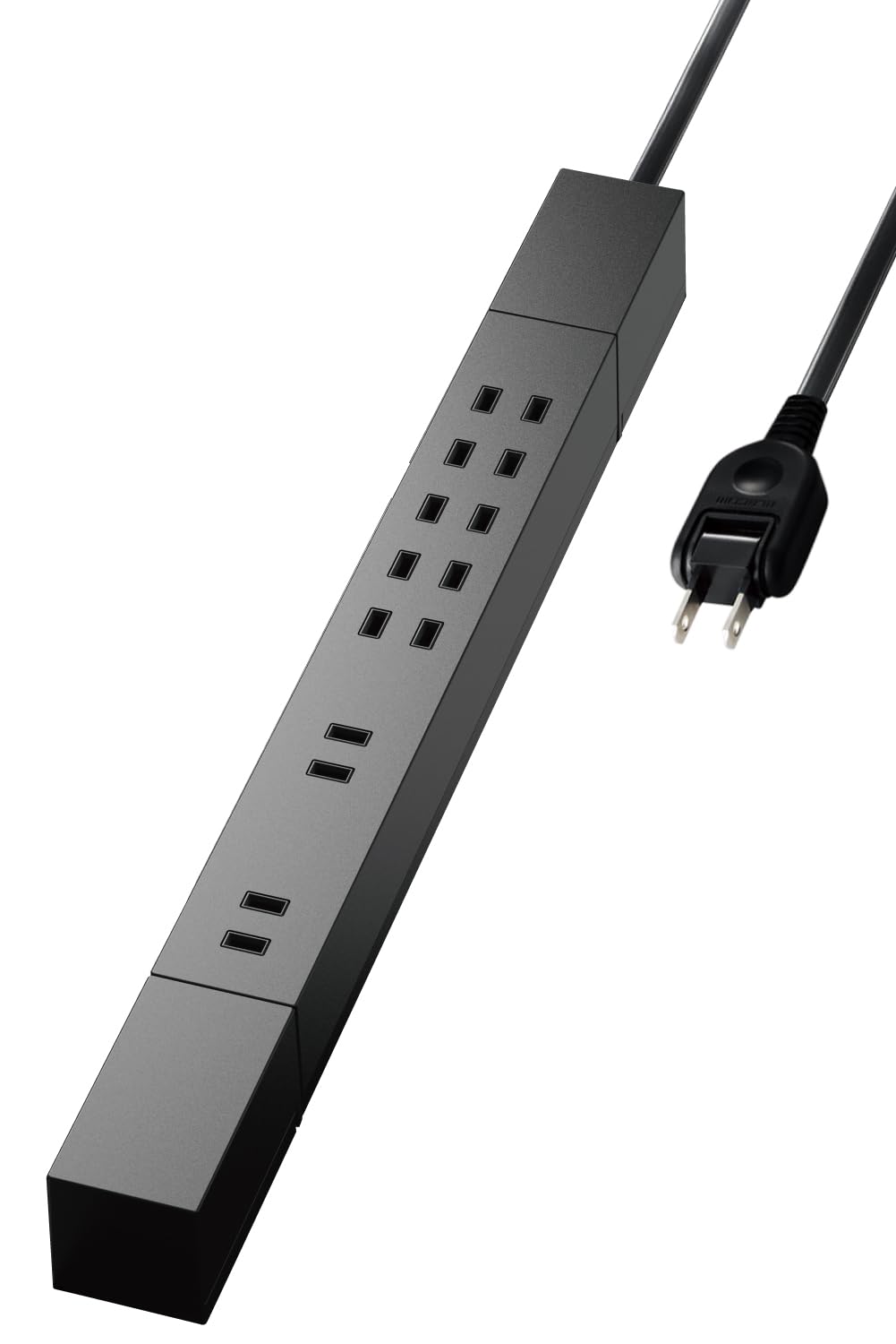 Amazon.co.jp: エレコム 電源タップ 雷ガード 7個口 回転式 ほこり