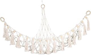 GANAZONO Saco De Armazenamento Rede De Armazenamento Cabide De Parede De Planta Tapeçaria Tecida Cabides De Plantas Tapeçaria De Suspensão Tecida Animais De Pelúcia Brinquedos De Rede