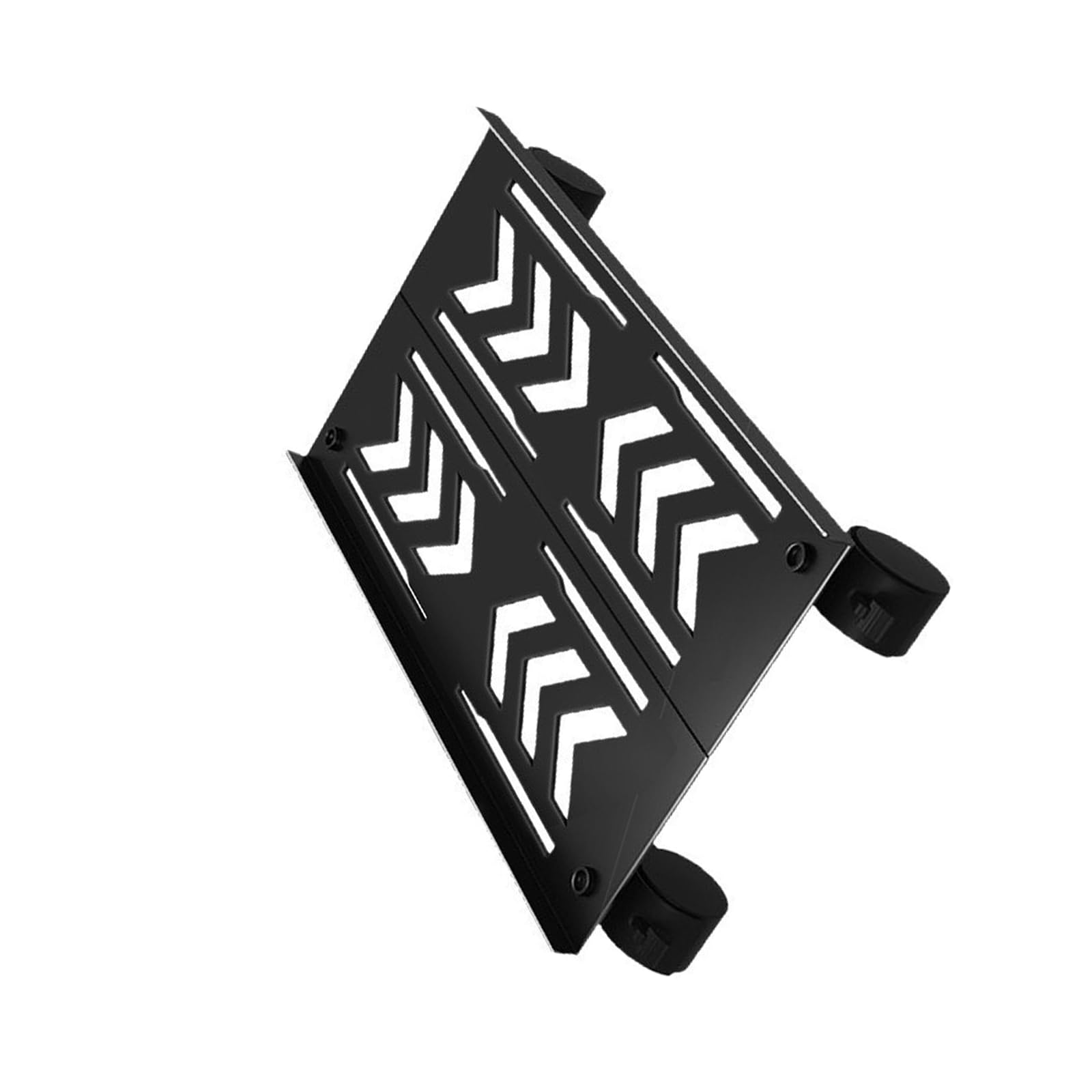 Soporte para CPU de Acero Carbono, Soporte de rodante, Marco de Ancho Ajustable, Ruedas con Bloqueo, Plataforma de Flujo de Aire Abierta para organización del Espacio de Trabajo, Bandeja con