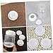 BIUDECO 10pcs Wide Neck Silicone Breast Milk Storage Bottle Seal Pads Leak-Proof Sealing Gaskets for Breastfeeding Moms Easy to Use Compatible Standard Bottles