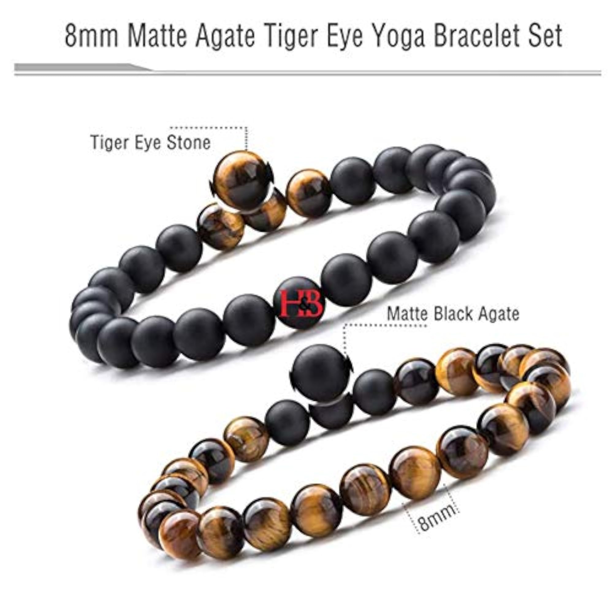 Tiger's Eye Minimal Bracelet For Men