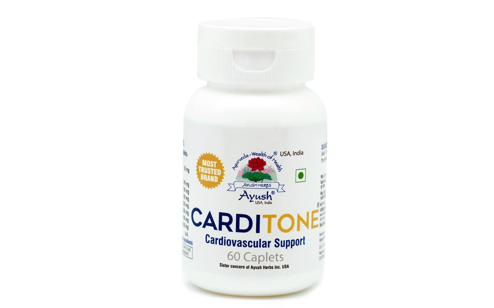 Ayush Herbs Carditone 1 * 60 Tabs Brown (B0D32QGMNC) Amazon Price History, Amazon Price Tracker