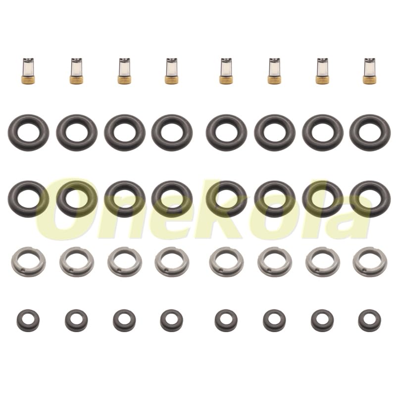 Fuel Injector Service Repair Kit Filters O Rings Seals Grommets for 2009-2014 for Nissan Murano 3.5L V6 VQ35DE 16600-JK20A - (Color: 20 Piece Set)