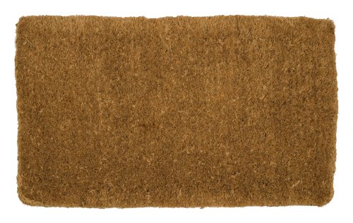 William Armes Limited Melford Heavy Duty Hand Woven Natural Coir Mat Traditional Durable Entrance Doormat (60cm x 35cm)