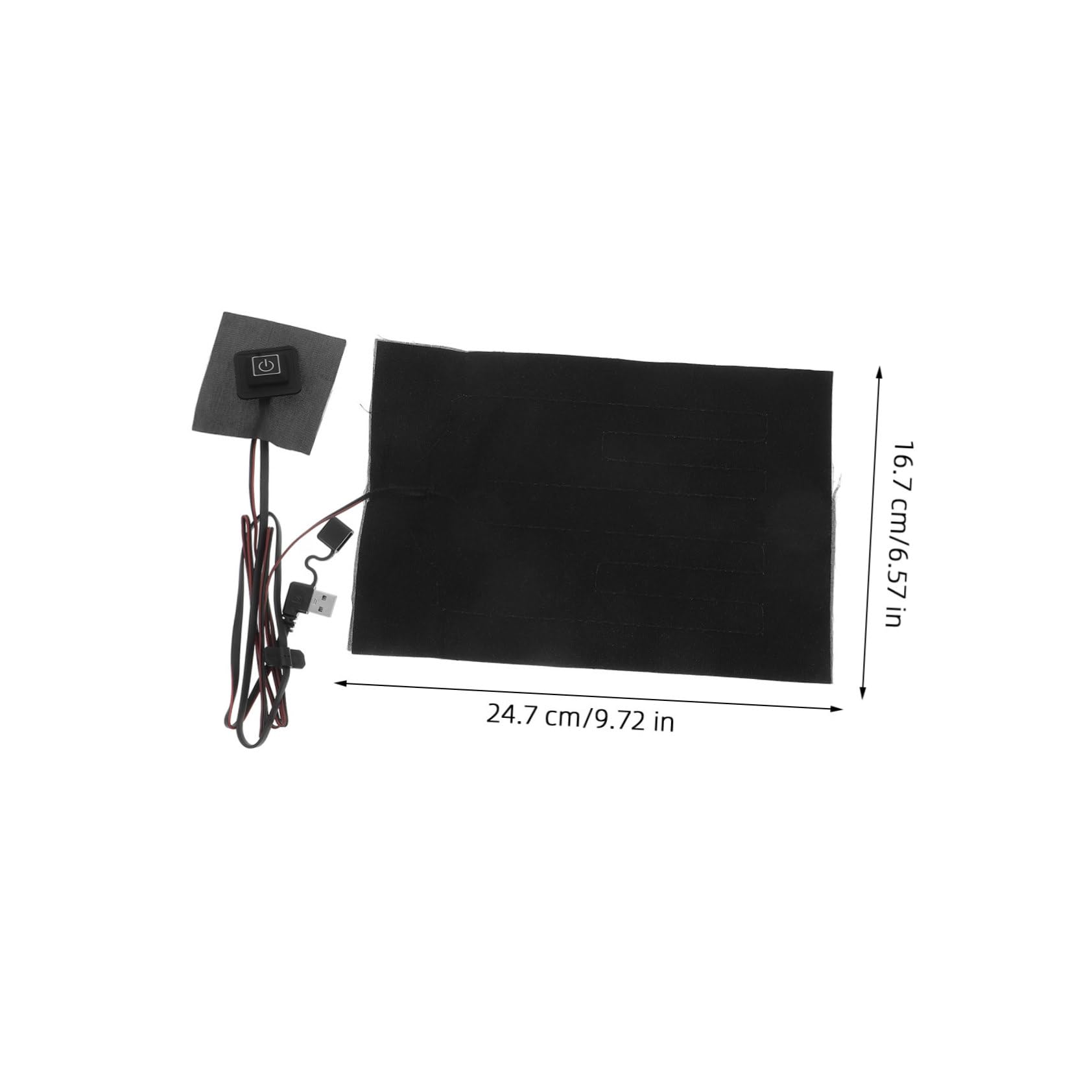 ORFOFE Crab Heat Mat Reptile Warmer for Tortoises Chameleons Outdoor-use -Powered Heating Pad