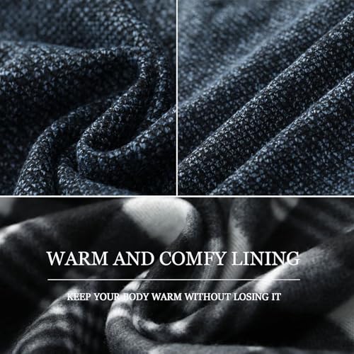 Men's Full Zip Casual Sweater Knitted Sweaters Slim Fit Sweater Pockets4